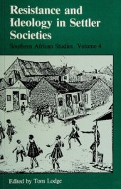 book Resistance and Ideology in Settler Societies