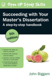 book Succeeding with Your Master's Dissertation: A Step-by-Step Handbook