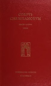 book Sancti Hieronymi opera. Pars I. Opera exegetica. 1. Hebraicae quaestiones in libro Geneseos. Liber interpretationis hebraicorum nominum. Commentarioli in psalmos. Commentarius in Ecclesiasten