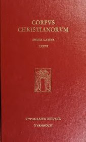 book Sancti Hieronymi opera. Pars I. Opera exegetica. 6. Commentarii in prophetas minores: in Osee, Ioelem, Amos, Abdiam, Ionam, Michaeam