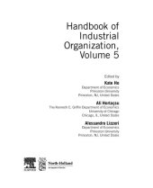 book Handbook of Industrial Organization