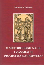 book O metodologii nauk i zasadach pisarstwa naukowego