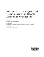 book Technical Challenges and Design Issues in Bangla Language Processing