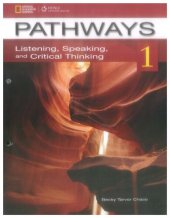 book Pathways: Listening, Speaking, and Critical Thinking 1