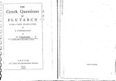 book The Greek Questions of Plutarch with a New Translation and Commentary