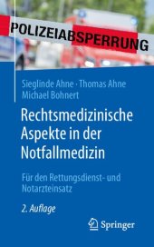 book Rechtsmedizinische Aspekte in der Notfallmedizin