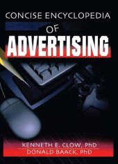 book Concise Encyclopedia of Advertising