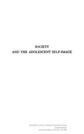 book Society and the Adolescent Self-Image