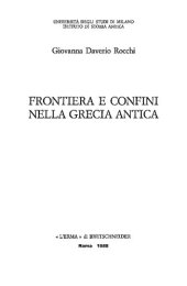 book Frontiera e confini nella Grecia antica