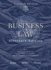 book Business Law, Alternate Edition