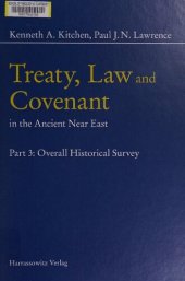 book Treaty, Law and Covenant in the Ancient Near East