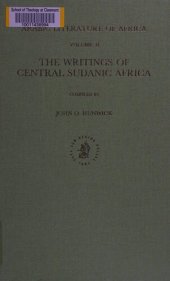 book Arabic Literature of Africa: The writings of central Sudanic Africa