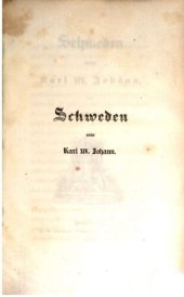 book Schweden unter König Karl XIV. Johann