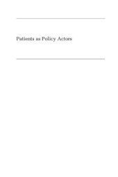 book Patients as Policy Actors