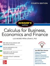 book Schaum's Outline of Calculus for Business, Economics and Finance, Fourth Edition (Schaum's Outlines)