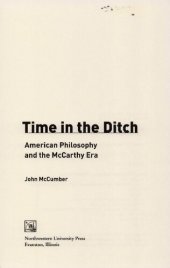 book Time in the Ditch: American Philosophy and the McCarthy Era