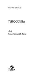 book Ioannis Tzetzae Theogonia