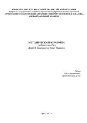 book Методическая разработка учебного пособия «English Grammar for Smart Students»