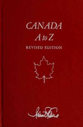 book Canada A to Z