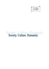 book Society. Culture. Humanity