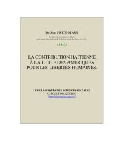 book La contribution haïtienne à la lutte des Amériques pour les libertés humaines.