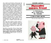 book Mussolini contro Freud. La psicanalisi della pubblicistica del fascismo