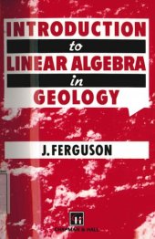 book Introduction to Linear Algebra in Geology