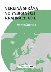 book Verejná správa vo vybraných krajinách EÚ I. (vysokoškolská učebnica)