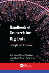 book Handbook of Research for Big Data: Concepts and Techniques