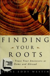 book Finding Your Roots: How to Trace Your Ancestors at Home and Abroad