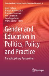 book Gender and Education in Politics, Policy and Practice: Transdisciplinary Perspectives