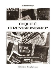 book O que é o revisionismo?