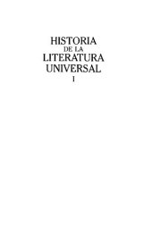 book Historia de la literatura universal