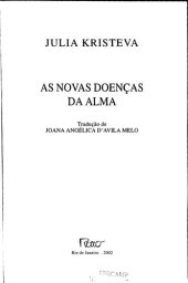 book As novas doenças da alma