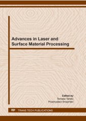 book Advances in Laser and Surface Material Processing