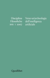 book Verso un'archeologia dell'intelligenza artificiale