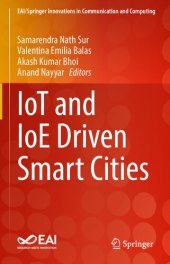 book IoT and IoE Driven Smart Cities