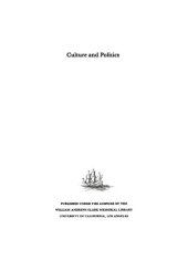 book Culture and Politics: From Puritanism to the Enlightenment