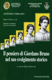 book Il pensiero di Giordano Bruno nel suo svolgimento storico