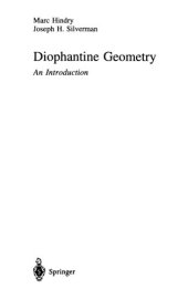 book Diophantine Geometry