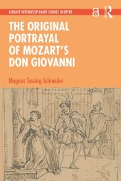 book The Original Portrayal of Mozart’s Don Giovanni