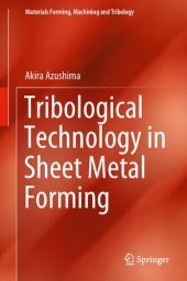 book Tribological Technology in Sheet Metal Forming