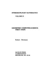 book Geometric computing science: first steps