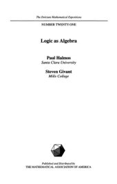 book Logic as Algebra