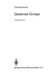 book Quantum Groups