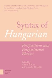 book Syntax of Hungarian: Postpositions and Postpositional Phrases