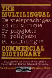 book The Multilingual Commercial Dictionary