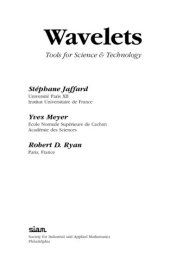 book Wavelets. Tools for Science & Technology