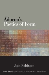 book Adorno's Poetics of Form