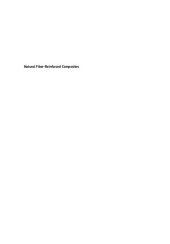 book Natural Fiber-Reinforced Composites: Thermal Properties and Applications